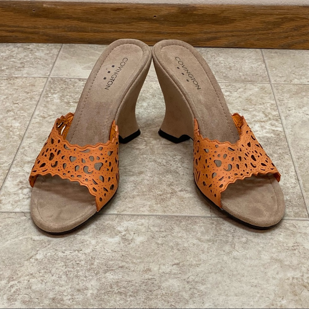 Covington Josie Wedge Open Toe Sandals